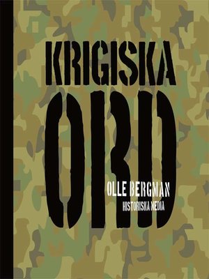 cover image of Krigiska ord